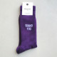 Chaussettes grand fou violet - Félicie Aussi