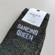 Chaussettes Dancing Queen paillettes noir- Félicie Aussi