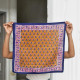 Petit Foulard Séléné fauve - Byzantine
