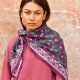 Foulard Ravenne Prune- Byzantine