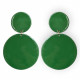 Boucles d'oreilles Twiggy matcha vernis - Demisel