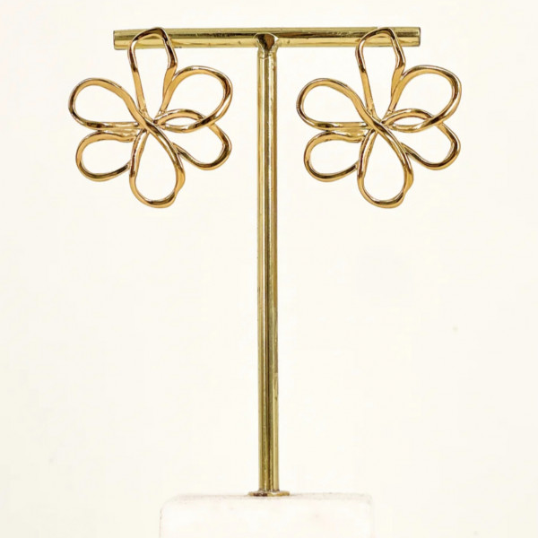 Boucles d'oreilles Camélia - Coquerico