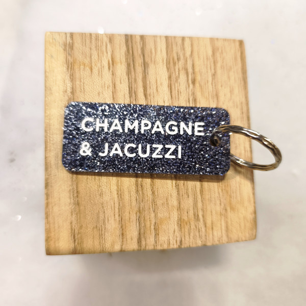 Porte-clé Champagne et jaccuzzi - Coquerico