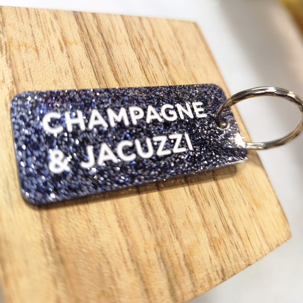 Porte-clé Champagne et jaccuzzi - Coquerico