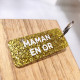 Porte-clé Maman en or - Coquerico