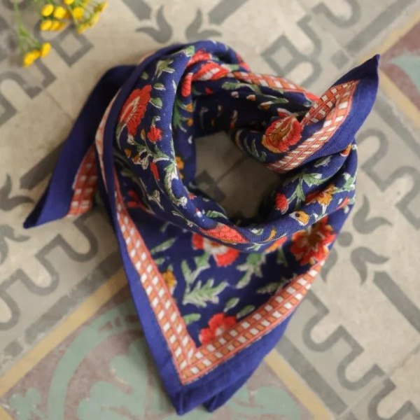 Foulard  Mina indigo-Belleme