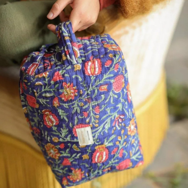 Trousse de toilette Mina indigo- Belleme