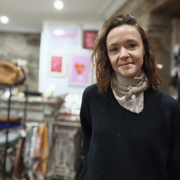 Sophie Scarf blanche- Coquerico