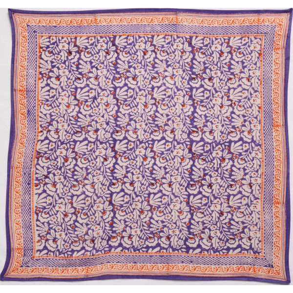 Foulard Iris Violine- Maison Bonheur