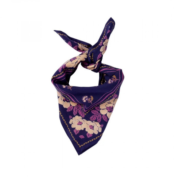 Foulard Nur violine- Maison Bonheur