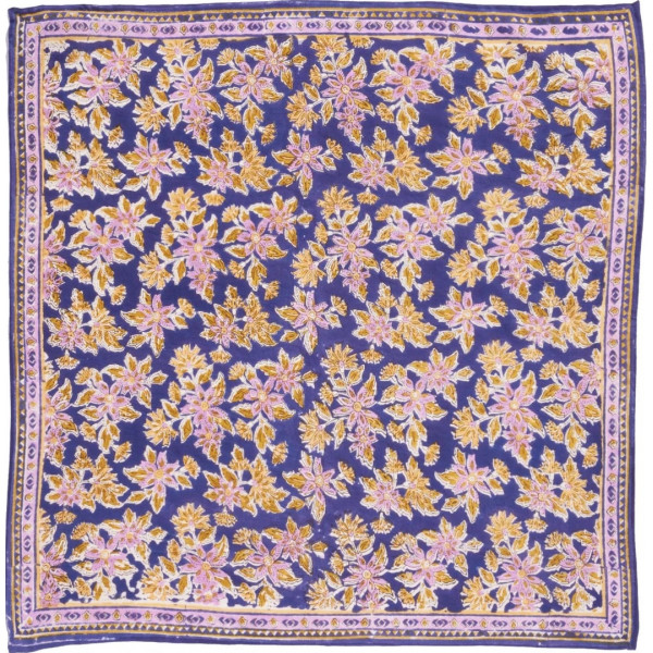 Foulard  Arya indigo- Maison Bonheur
