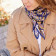 Foulard  Arya indigo- Maison Bonheur