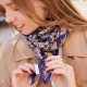 Foulard  Arya indigo- Maison Bonheur