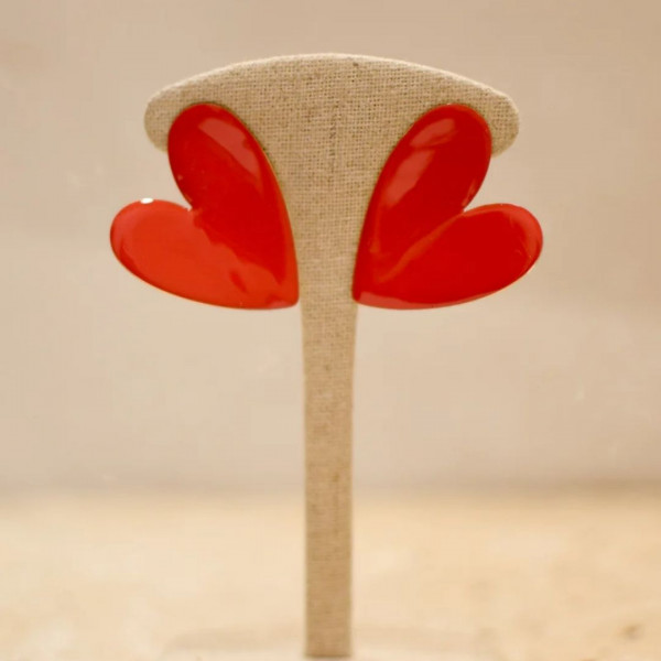 Boucles d'oreilles Lovy- Coquerico