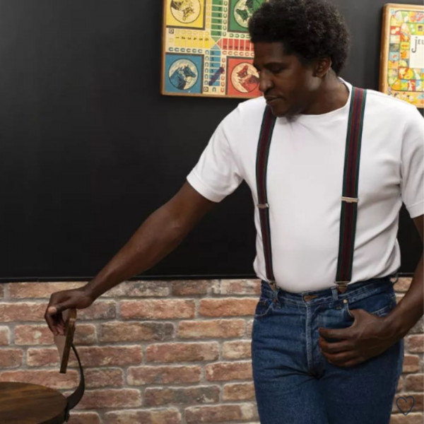 Bretelles larges Connecticut - Les bretelles de Léon