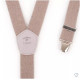 Bretelles larges Beige Renaissance - Les bretelles de Léon