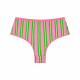Shorty tanga rayures vert et rose  -We Are Jolies