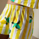 Pyjama citrons rayures jaunes -We Are Jolies