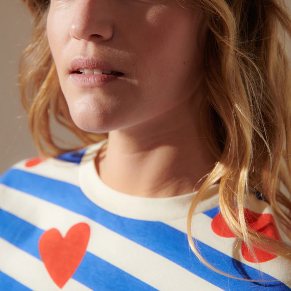 Pyjama  marinière coeur  -We Are Jolies