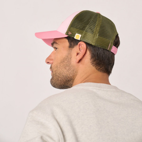 Casquette Trucker Rose et vert - Billybelt