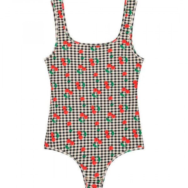 Body débardeur vichy cerises -We Are Jolies