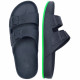 Sandales Brasilia Navy green fluo - Cacatoès