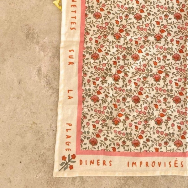 Foulard Rosa Sorbet d'Été - Bellemme