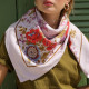 Foulard Jeanet Lilas - Bellemme