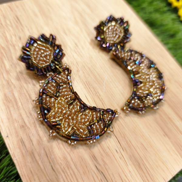 Boucles d'oreilles Luna - Coquerico