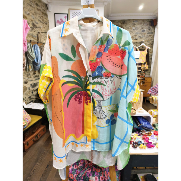 Chemise imprimée toucan - Coquerico