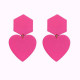 Boucles d'oreilles Aimée rose mattel- Demisel