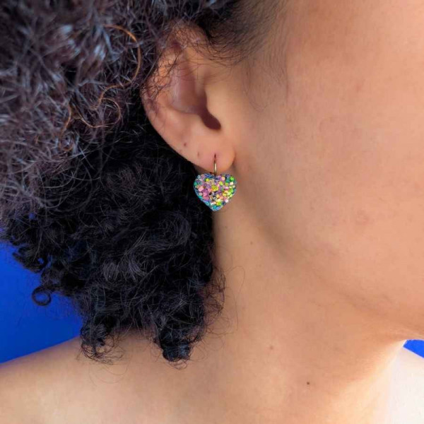 Boucles d'oreilles Amourette glitter - Demisel