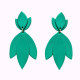 Boucles d'oreilles Flora vert jungle- Demisel