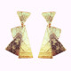 Boucles d'oreilles Théodora doré antique- Demisel