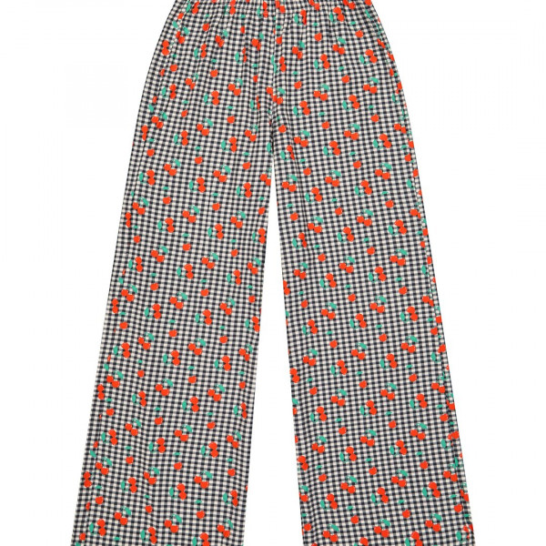 Pantalon Vichy cerise noir  -We Are Jolies