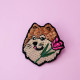Broche Spitz - Malicieuse