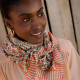Foulard Ashley pêche - Bellemme