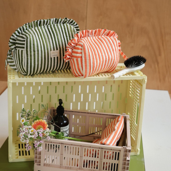 Trousse de toilette petit format - rayure Lennon