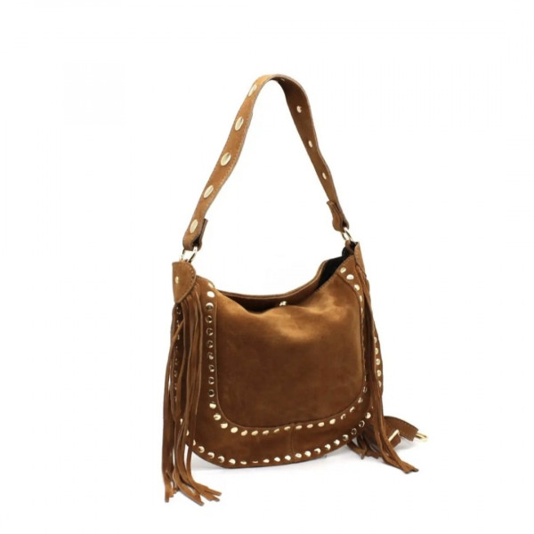 Sac franges camel - Coquerico