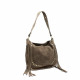 Sac franges taupe - Coquerico