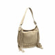 Sac franges beige - Coquerico