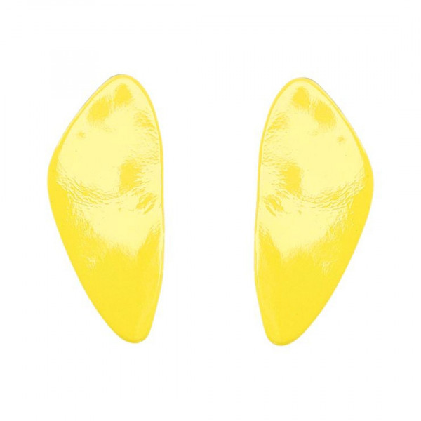 Boucles d'oreilles Alex jaune glossy - Demisel