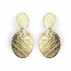 Boucles d'oreilles Alexander doré antique  - Demisel