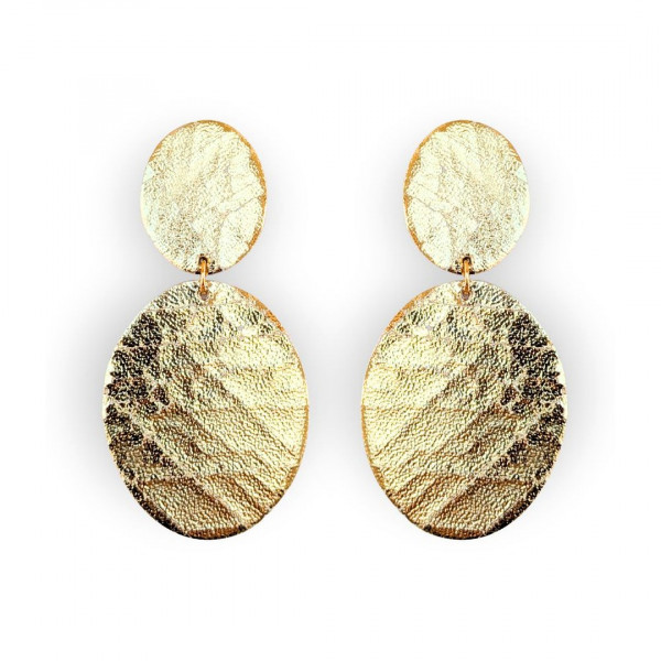 Boucles d'oreilles Alexander doré antique  - Demisel