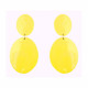Boucles d'oreilles Alexander  jaune glossy   - Demisel