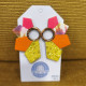 Boucles d'oreilles Oranda jaune orange rose -  ô Sulis