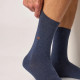Chaussettes  unies bleu chiné  - Billybelt