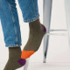 Chaussettes  unies kaki chiné  - Billybelt