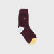 Chaussettes  bordeaux chiné  - Billybelt