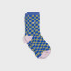 Chaussettes carreaux carreaux bleu et vert- Billybelt